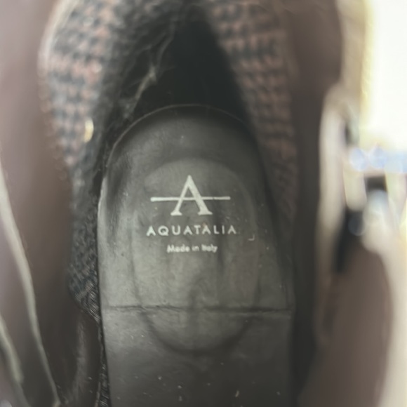 Aquatalia green suede 2 zip ankle boots - Picture 3 of 7